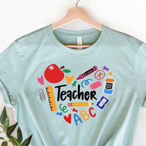 Inspirational Teacher Shirts, Teach Love Inspire Shirt, Back To School Shirt, First Grade Teacher Shirts, Teacher Appreciation Shirt