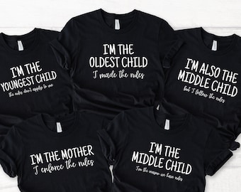 Black Sibling Shirts Children & Adults