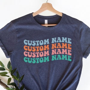 Custom Retro Shirt, Custom Shirts, Personalized Shirt, Custom Unisex Shirts, Custom T-shirt, Grovy Shirt, Custom Retro Shirt