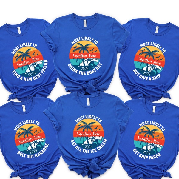 Most Likely To Vacation Shirt, Custom Family Vacation Shirts, Family Vacation Shirts, Personalized Family Shirt, Custom Vacation Shirts