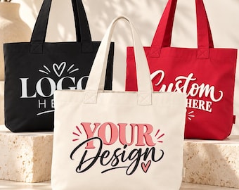 Custom Comfort Colors Tote Bag,  Personalized Tote Bag, Your Text Here Bag, Custom Logo Tote Bag