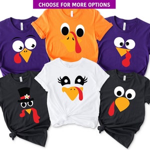 Camisas divertidas de pavo, camisas de grupo de Acción de Gracias, camisas familiares de otoño, camisa de otoño para niños, maestra de camisa de otoño, camiseta de Acción de Gracias, linda camisa de pavo