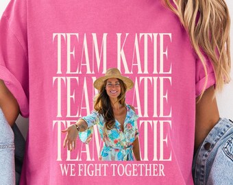 Custom Team October Wear Photo Comfort Colors® Shirt, Breast Cancer Awareness Tee, Support Shirts