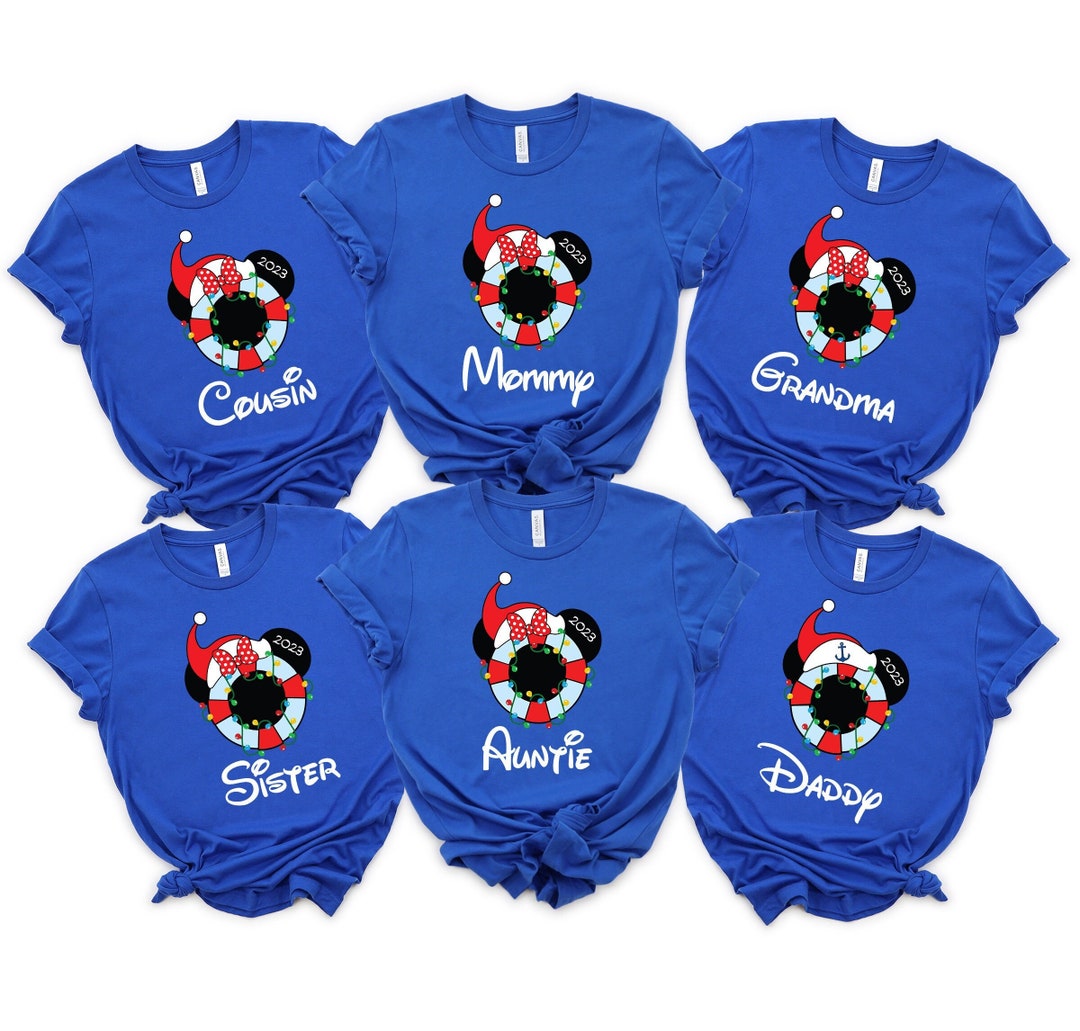 Custom Disney Christmas Cruise Shirts, Family Christmas Cruise Shirts