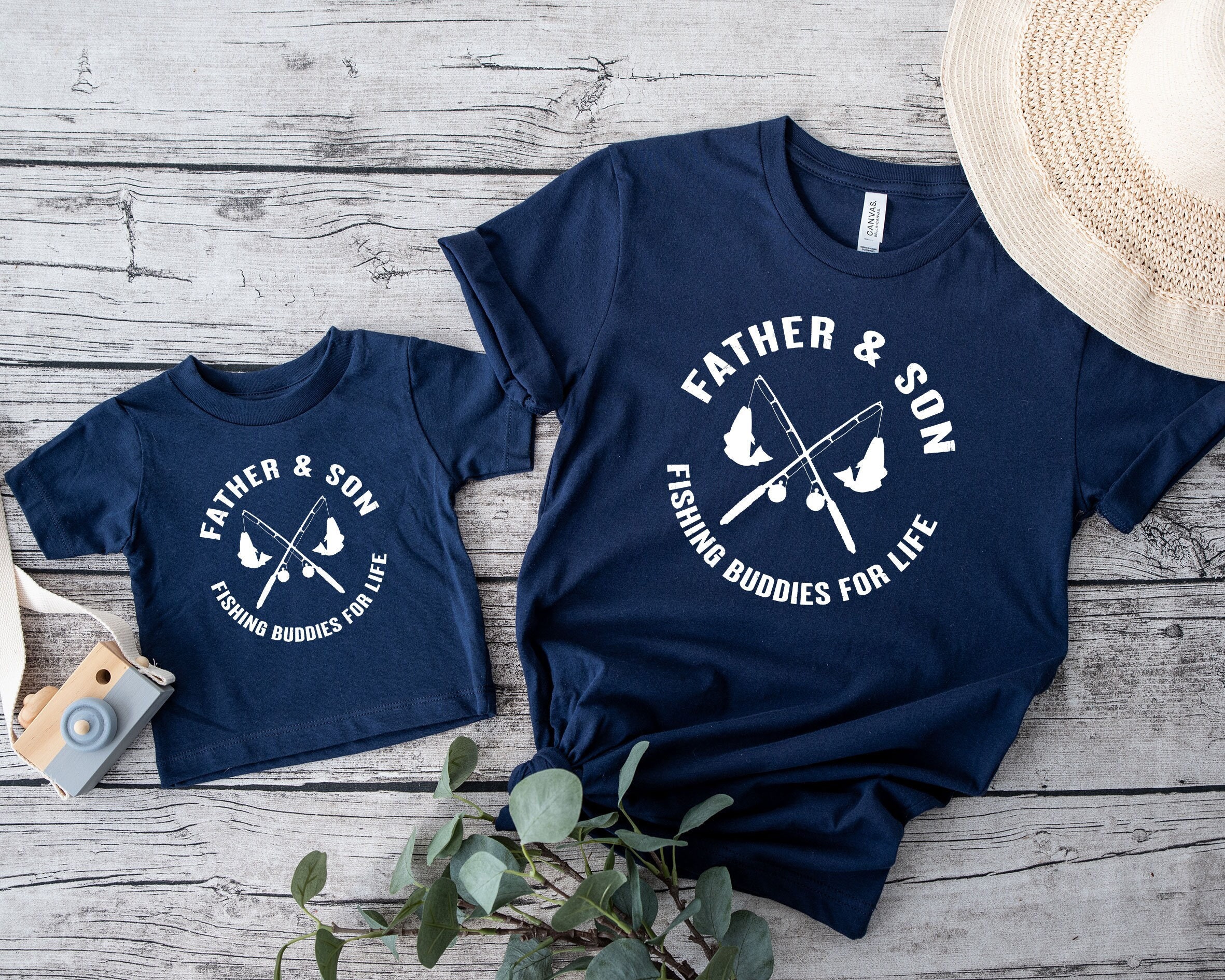 Father & Son Fishing Boddies for Life T-shirt,daddy and Me Matching Shirt, dad and Son Fishing Team Shirt,fisherman Dad Kids Tee,new Dad Gift 
