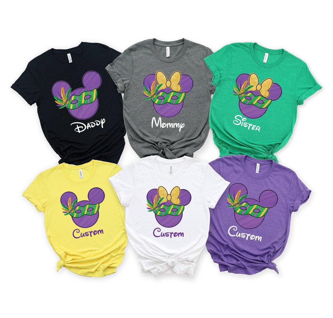 Mardi Gras Disney Birthday Shirt, Cute Mardi Gras Vacation Shirt ...