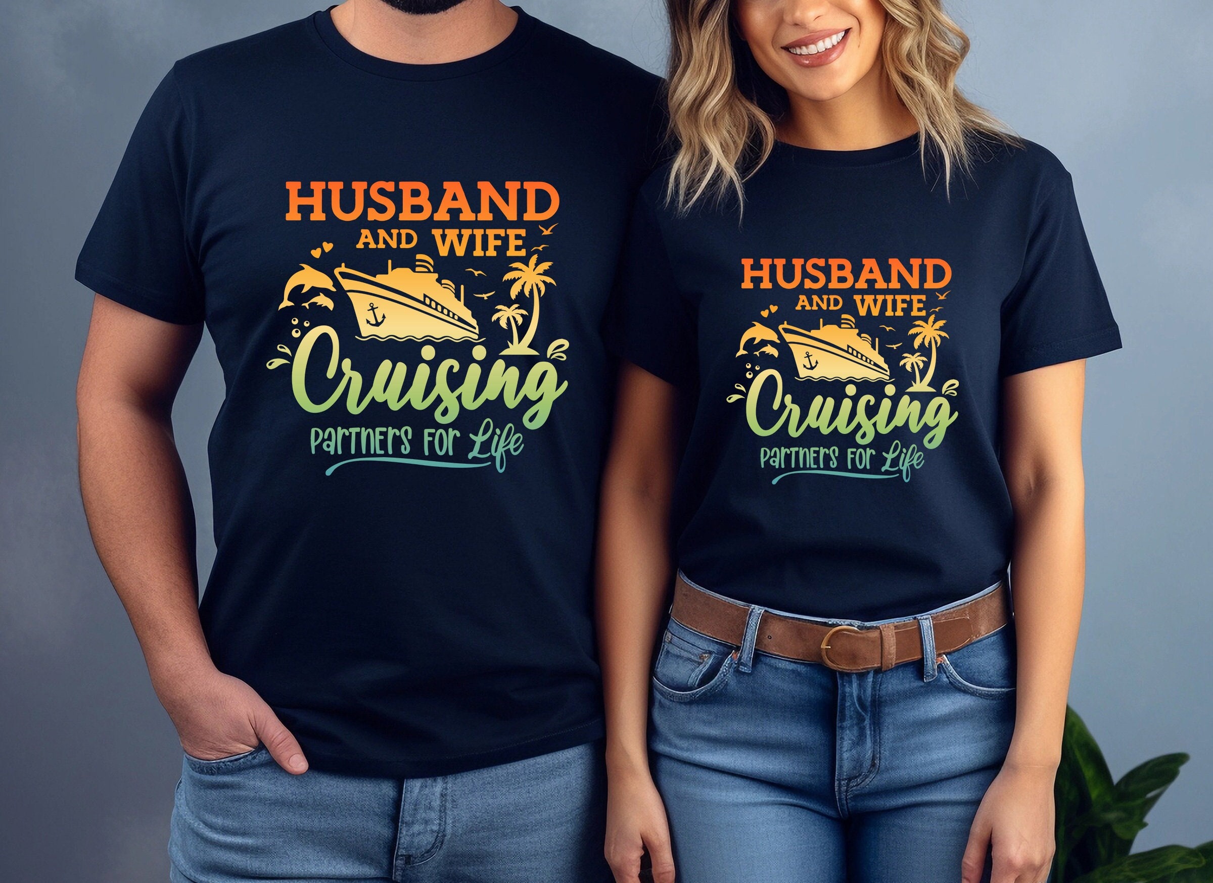 Husband And Wife Cruising Partner Tee Shirt Husband And Wife Cruising Partner Tee Shirt