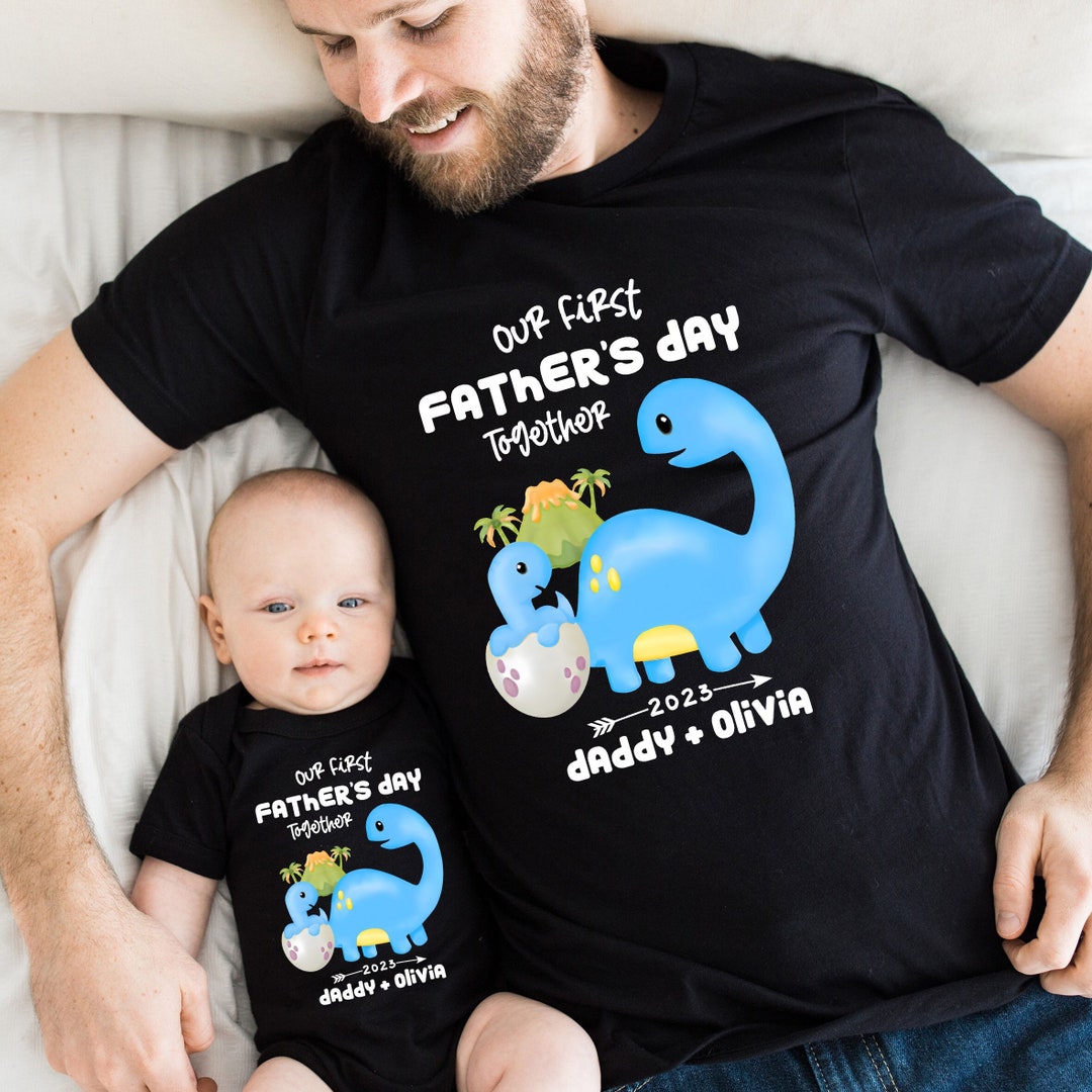 First Fathers Day Shirt
 Custom Our First Fathers Day Shirt Father and Baby Matching Etsy