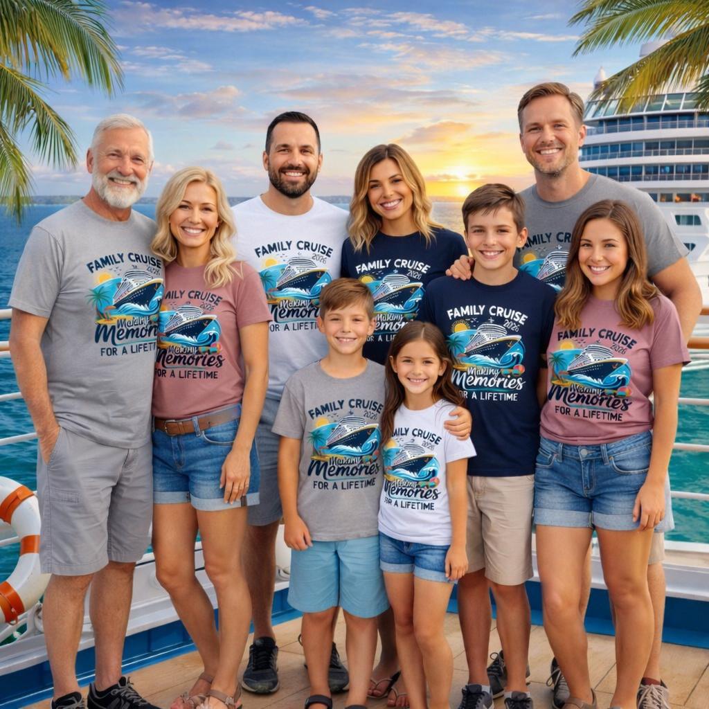 Family Cruise 2026 Matching Shirts: Making Memories for A Lifetime ...