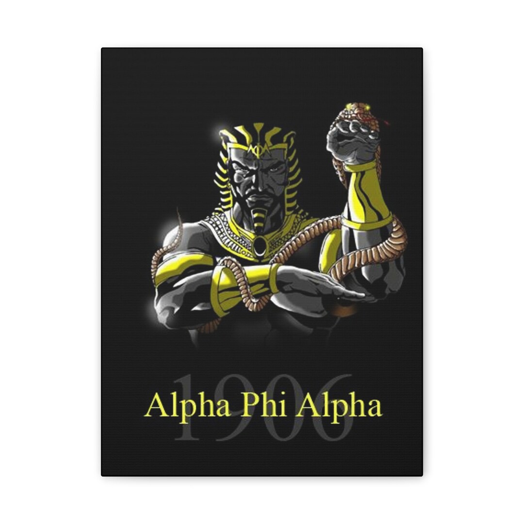 The Pharoah Alpha Phi Alpha Classic Canvas - Etsy