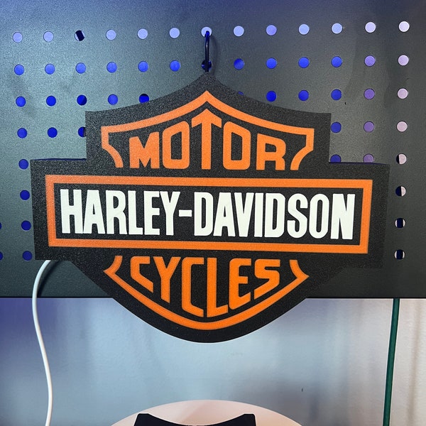 Harley Davidson light box