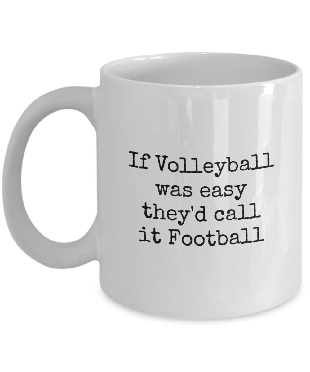 Funny Volleyball Mug Gift for Volleyball Players Present for Etsy