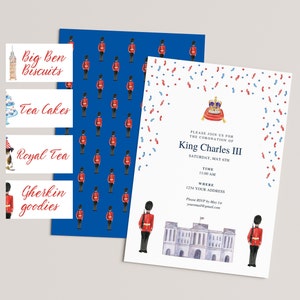 Coronation British Royal Party | King Charles |  Party Celebration | Tea