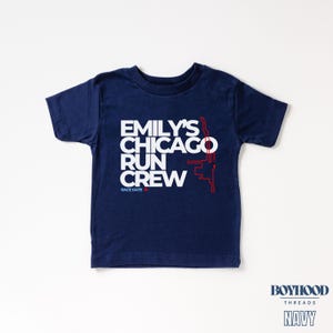 Personalized Chicago 26.2 Running Crew T-shirt, Team matching marathon squad shirt, Group Chicago support crew outift, Race day event top