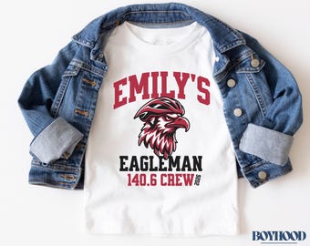 Camiseta Eagleman 70.3 Support Crew / Camisetas familiares de triatlón personalizadas / Nombre y fecha de carrera personalizados / Regalo para triatleta / Camisetas a juego para equipos de triatlón