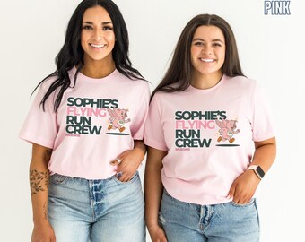 Camiseta del equipo Flying Pig Run / Camiseta del día de la carrera en Cincinnati / Camiseta del equipo Pig / Equipo de apoyo para el maratón / Camisetas familiares a juego / Fin de semana de la carrera de 26,2 millas