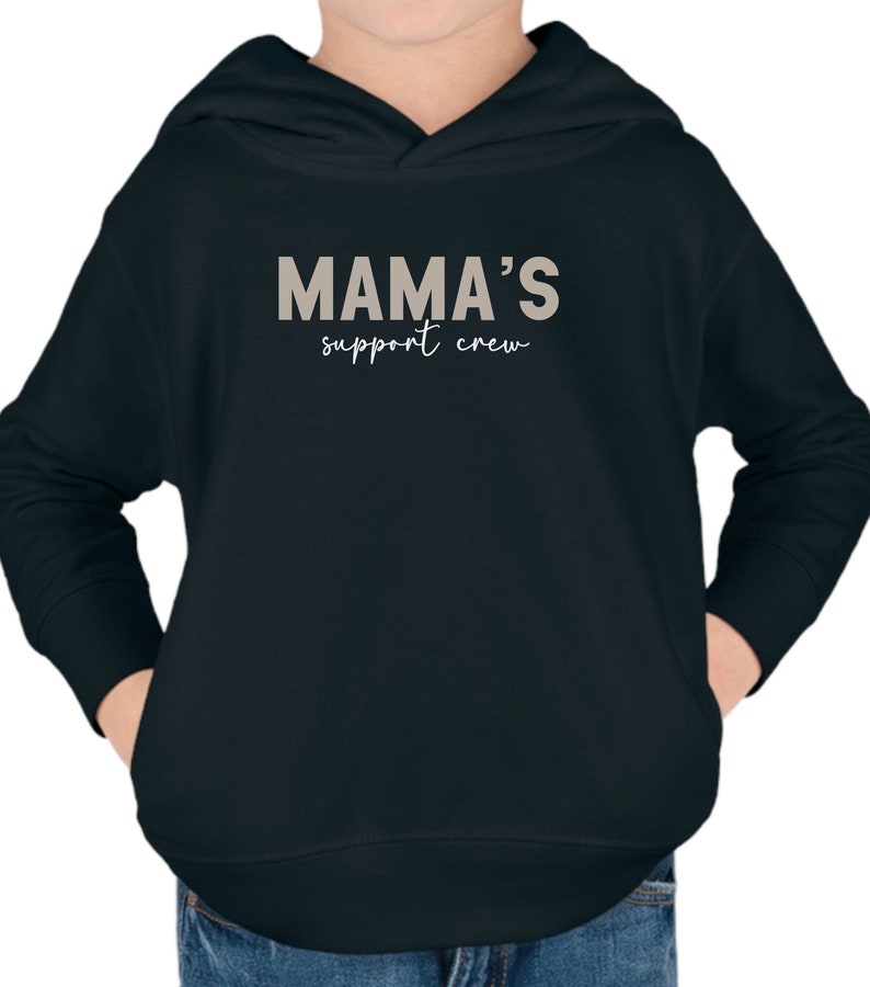 Marathon Mama Sweatshirt, Long Distance Runner Shirt, Race Sweatshirt, Family Matching Hoodie, Mama’s Support Crew, Mother Runner Sweatshirt bild 5