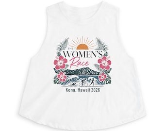 Camiseta sin mangas Kona de The Women's Race Podcast, regalo para triatletas, camiseta sin mangas Kona Hawaii de edición limitada de The Women's Race Podcast, TWR