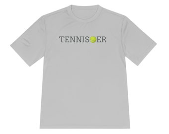 TENNIS "BALL" ER - T-shirt traspirante unisex, regali tennis donna, regalo tennis uomo, regali allenatore tennis, regalo giocatore tennis, maglietta tennis