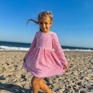 blue dress for baby girl Birthday Dress in Pepper Gingham – Thimble