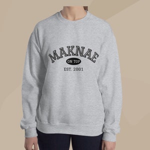Gray sweatshirt, skz merch, stray kids merch, Skz, Stray kids, Felix stray kids, stray kids Hyunjin, Stay skz, skz racha, skz sweatshirt