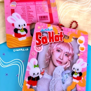 Carbonara Ramen Photocard Acrylic PC Holder Kpop