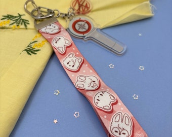 Stray Kids Keychain Acrylic Lanyard