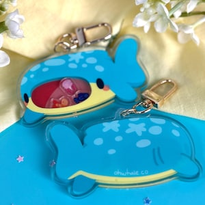 Whale Shark Acrylic Shaker Keychain