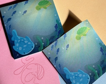 Whale Shark Notepad Sticky Notes