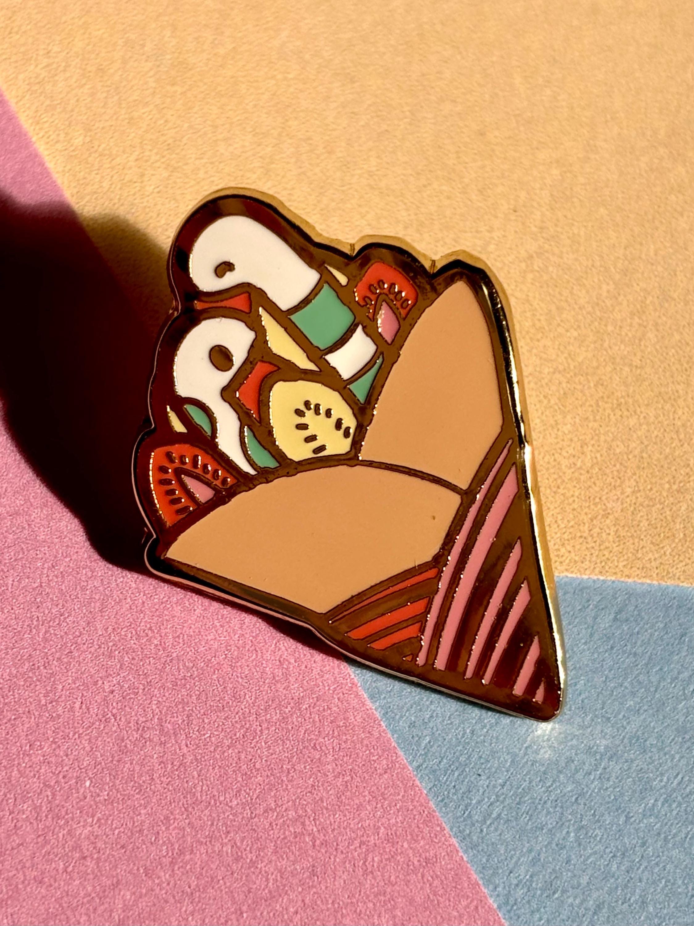 Garden Eel Crepe Enamel PIn