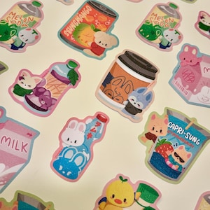 Stray Kids SKZOO Vending Machine Drinks Sticker SET