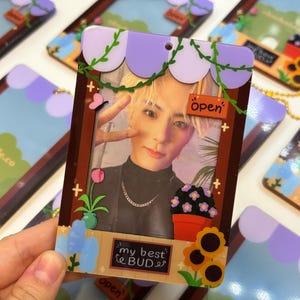 Flower Stand Photocard Acrylic PC Holder Kpop