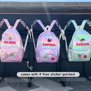 Personalized Kids Backpack School Backpack Custom School Bag Gifts For Girls Personalized Gifts For Kids Overnight Bag Toddler Backpack Gift