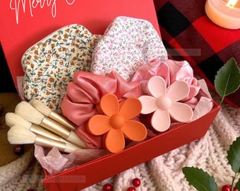 Kerstcadeaudoos voor vrouwen Vakantiecadeau Zelfzorgpakket Gezellige cadeauset voor haar Make-upzakje Aangepaste cadeaudoos Spa schoonheidsset cadeau tienermeisje