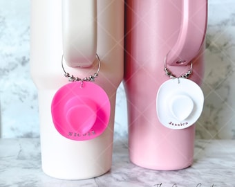 Tumbler Name Tag Tumbler Charm Personalized Custom Tumbler Jewelry Stanley Accessories Stanley Cup Charm WaterBottle Charm Tumbler Accessory