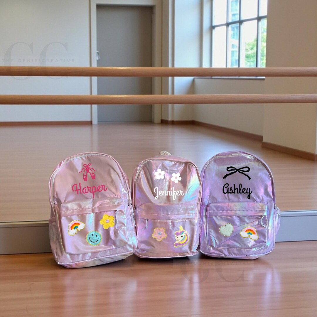 Personalized Kids Backpack With Patches – Custom Name Toddler Bag for ...