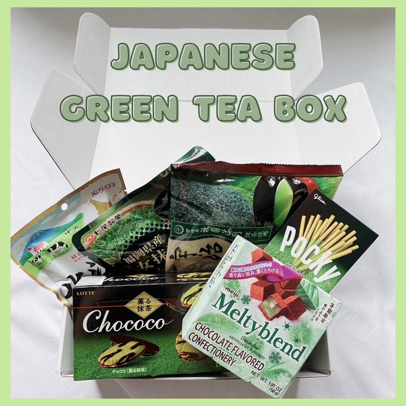 Japanese Snack Box Japan Treat Box Asian Snacks Green Tea Etsy