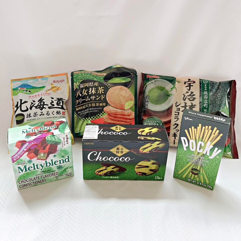 Japanese Snack Box Japan Treat Box Asian Snacks Green Tea Etsy