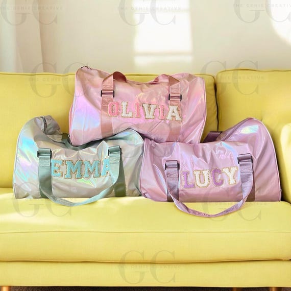 Custom Duffle Bags Dance Bag Personalized Bags Travel Bag Custom Weekender Bag Gift For Kids Gymnastic Bag Girls Duffle Bag Overnight Bag