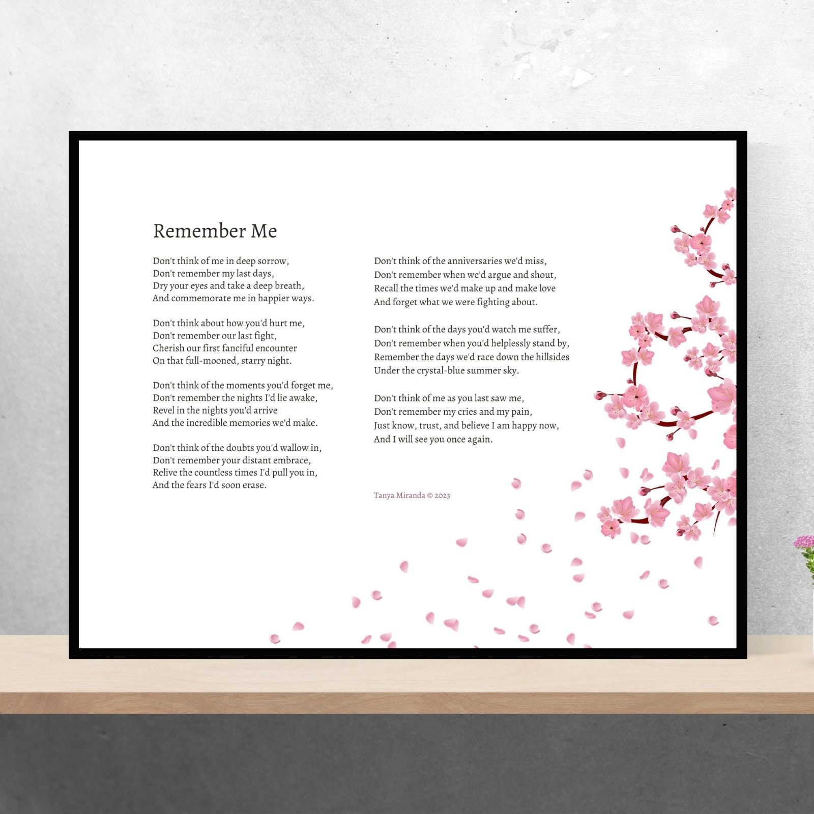 Remember Me - Heartfelt Sympathy Gift for Healing, Thoughful Gift for Loss,  Bereavement \u0026 Memorial Keepsake, Instant Download - Etsy, image size:1600x1600