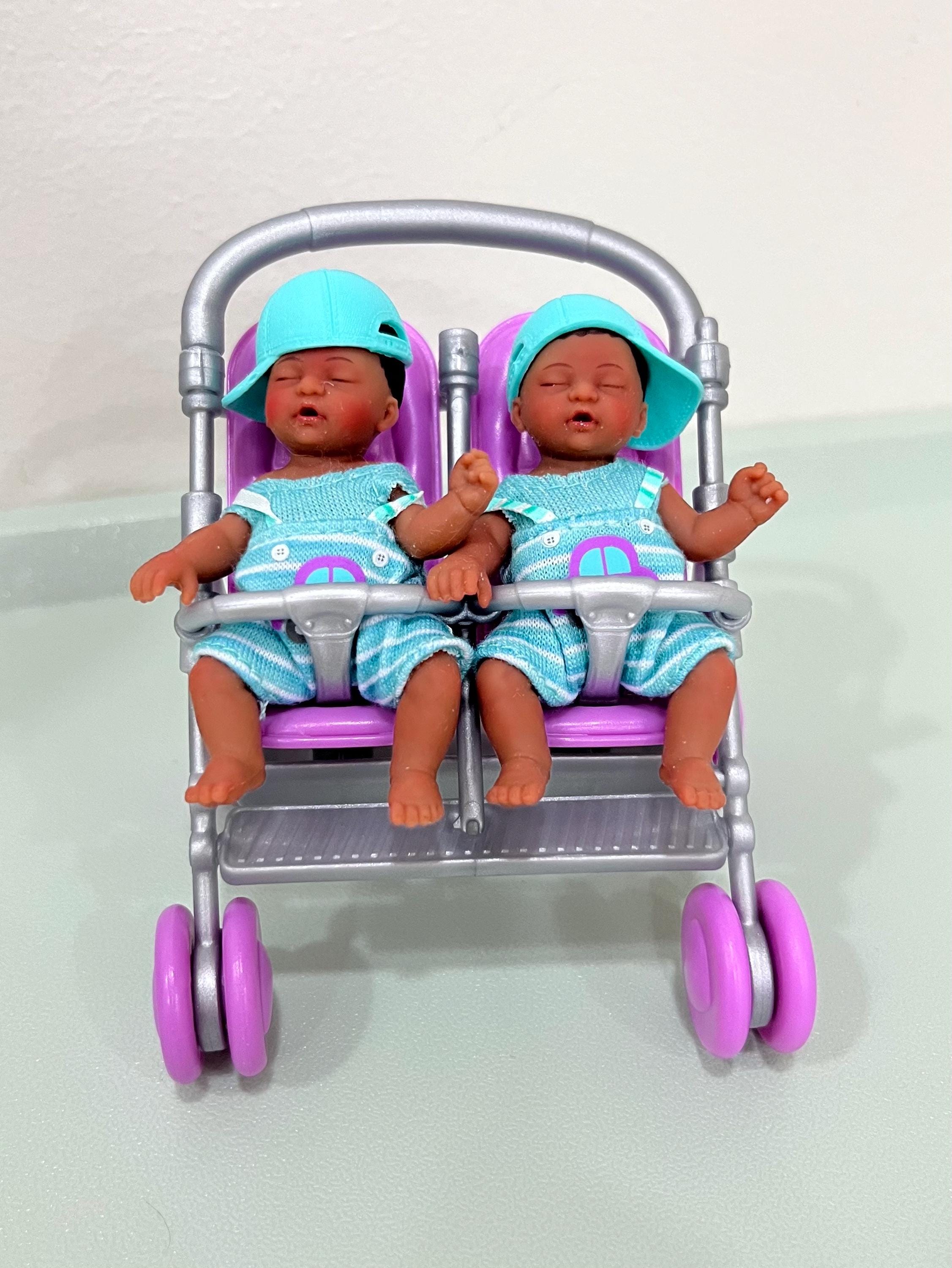 Zuru My Mini Baby Series 2 - Super Rare Purple and Silver Stroller
