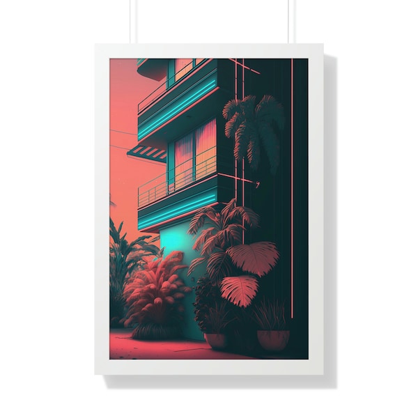 Miami Beach Framed Art Etsy