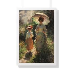 LIKE CLAUDE MONET, Monet Print, Gallery Wall Art, Museum Exhibition Poster, Monet Wall Art - Woman with a Parasol 1875, Framed Poster
