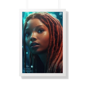 The Little Mermaid 2023 Poster, The Little Mermaid Art, Wall Art, Disney Poster, Ariel Mermaid Art, Disney Art, Framed Poster, Ariel 2023