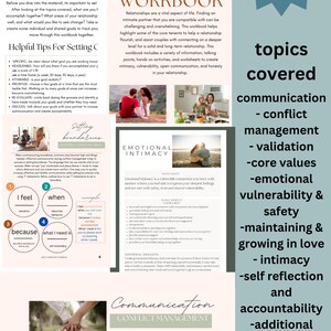 Improve your relationship workbook, marriage therapy, premarital counseling, relationship, marriage, communication, conflict resolution