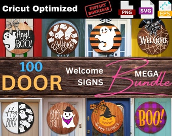 Door Sign for Cricut Bundle
