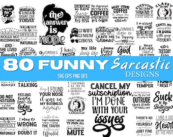 Sarcastic family svg bundles, Sarcastic bundle svg, Sarcastic sayings svg bundle, Sarcastic quotes svg