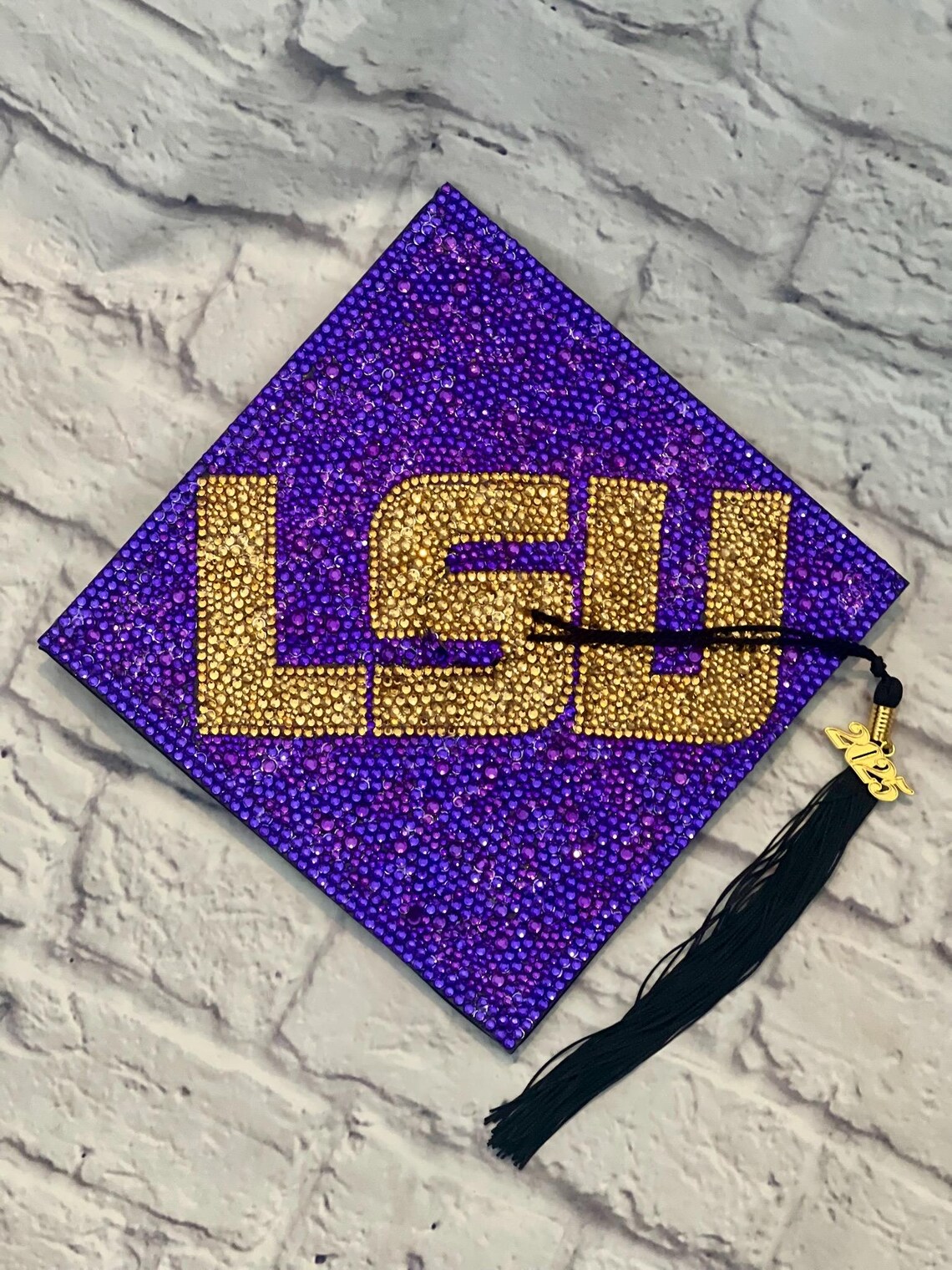 Grad Cap Custom Rhinestones - Etsy