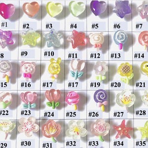 Jelly Shoe Charms | Transparent Charms for Shoe | Nurse Shoe Charms | Resin Jelly Stars Charms | Jelly Heart Charms | EMT Shoe Charms