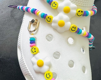 Pastel Shoe Chains: Acrylic Beaded Charms Free with 30 dollars purchase